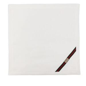 Gucci Baby Blanket White Web Stripe Unisex Boy Girl Newborn Kids